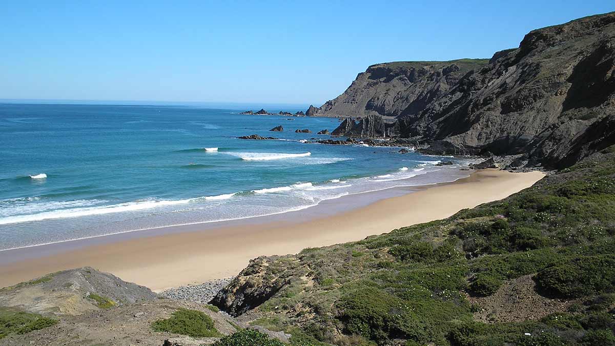 Beautiful Waves At Ponta Ruiva Beach