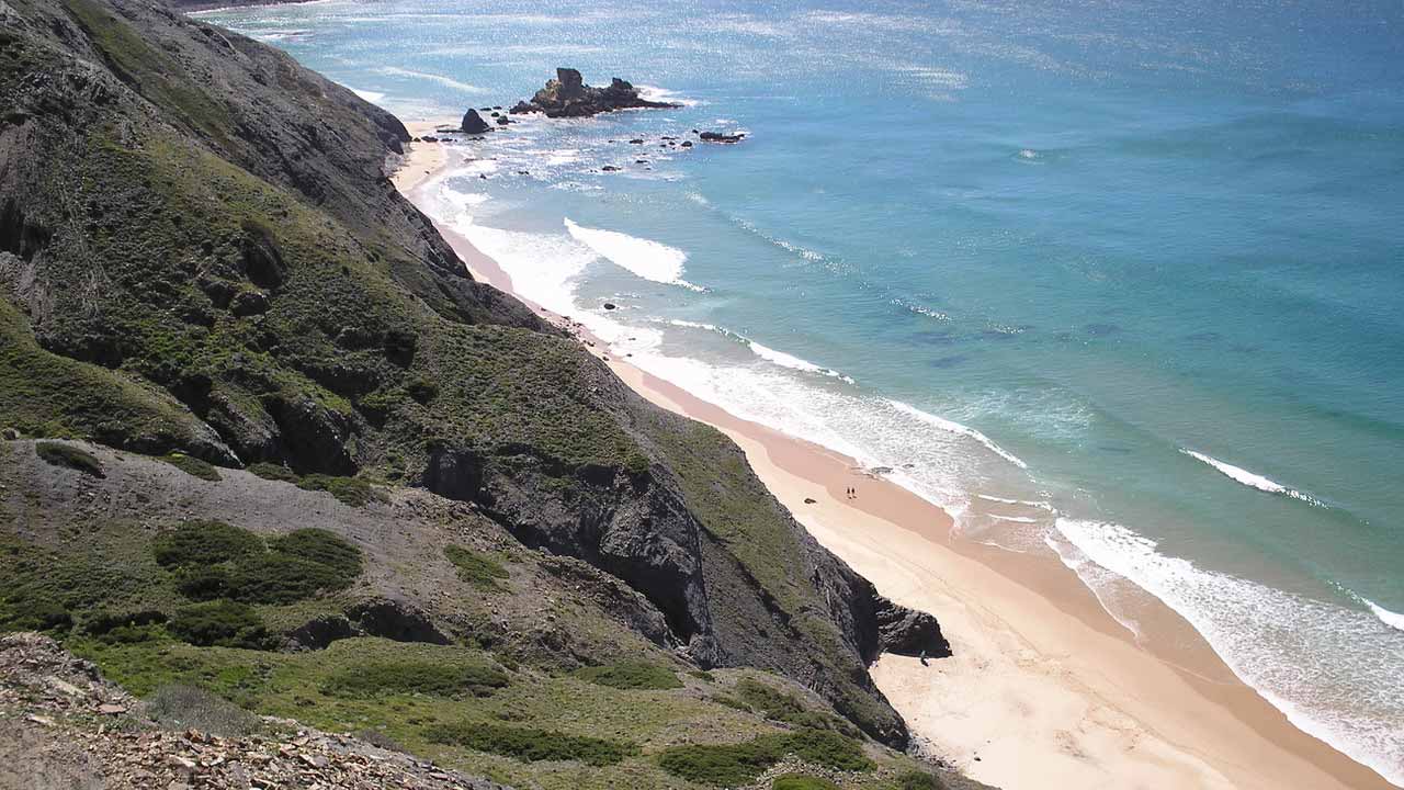 Castelejo Beach In The Algarve Near Good Feeling Surf School
